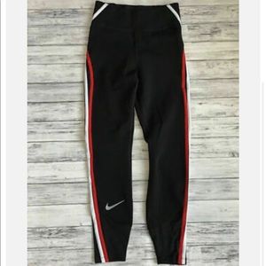 Women's Nike City Ready Running Tights M Black Multicolor Training New CU9046